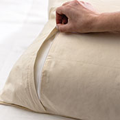 Hotel Plush Cotton Dust Mite Pillow Cover