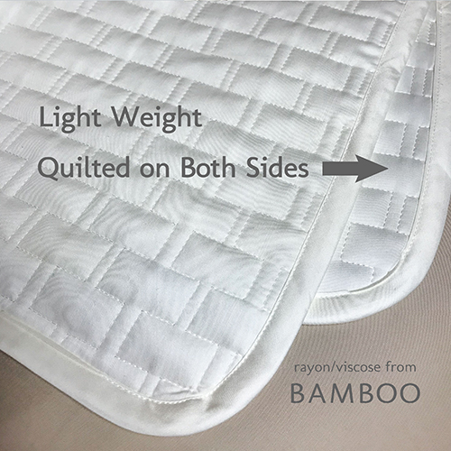 BedVoyage Rayon Viscose Bamboo Quilted Coverlet | AllergyBuyersClub