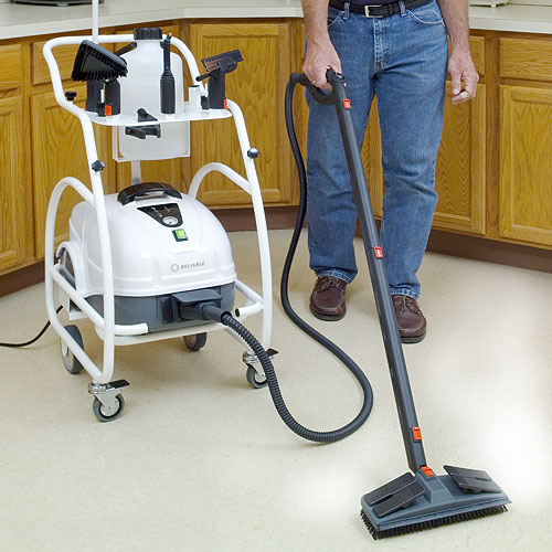 Reliable Brio Pro 1000CC Commercial Vapor Steam Cleaners - with Trolley Cart
