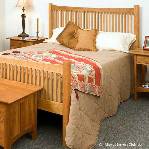 Solid Wood Beds Allergyersclub, How To Make A Wooden Bed Frame Higher